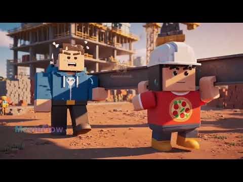 Group of blocky avatars with chasing they Future#youtube #cartoon #roblox