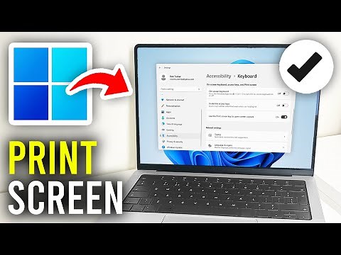 How To Enable Print Screen Key In Windows 11 PC & Laptop - Full Guide