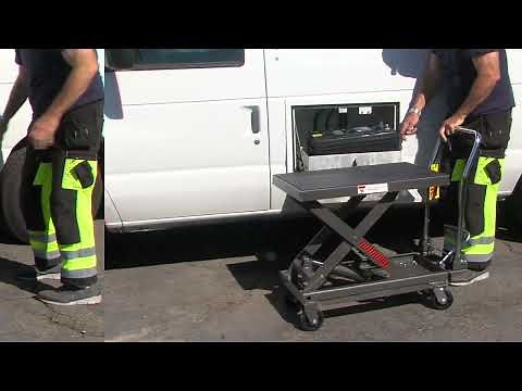 Harbor Freight 1000 Lb. capacity Hydraulic Lifting Table Cart