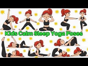 Sleep Yoga for Kids! 😴 Easy Poses to Calm Down Before Bed