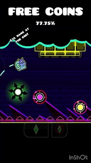 3 more free user coins!! #geometrydash #gd #shorts