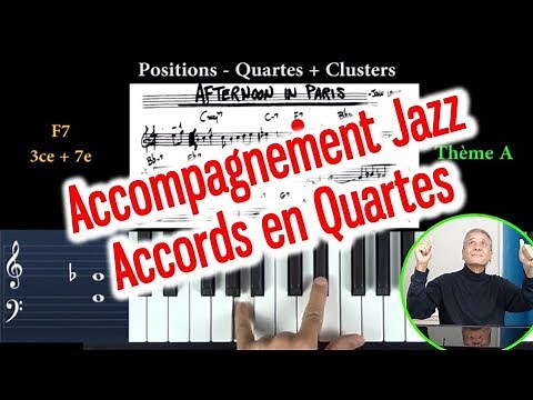 Comment accompagner un standard Jazz au piano par la position des doigts et des accords (Tutoriel)