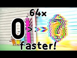 Numberblocks Saying “Make us who we are” Speeding Up To NEVER [x64 Speed, pitched, MV]