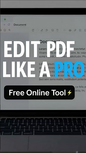 Edit PDFs Like a Pro — Free Tool That Beats Adobe! ⚡