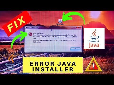 How To Fix JAVA Download Installation Failed Error Windows 7 & 10 | Install Java Step By Step