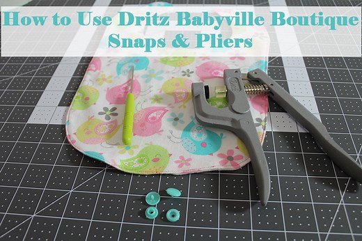 How to apply plastic snaps using snap pliers