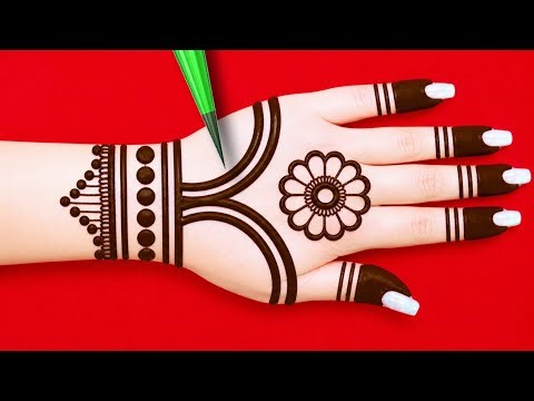 Easy and simple mehndi design | back hand beautiful mehndi design | Mehndi ka design | mehendi