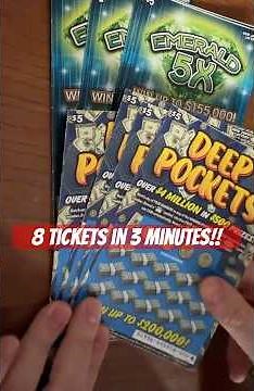 LIGHTNING ROUND SCRATCH-OFFs #5 - Worst Session So Far! 8 Tickets in Under 3 Minutes!