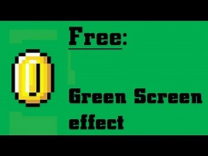 Green Screen effect: Mario coin spin