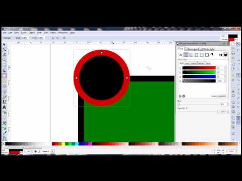 Inkscape Basics : Document size, Color Fill and Stroke.