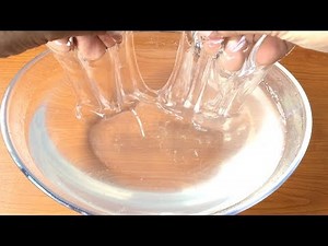 How To Make Crystal Clear Jiggly Slime|| Water Slime With Glue|| 3 Ingredients Slime DIY