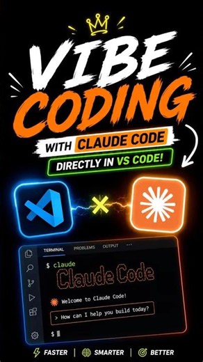 Connect Claude Code directly with VS Code. #claude #claudecode #ai #programming #coder