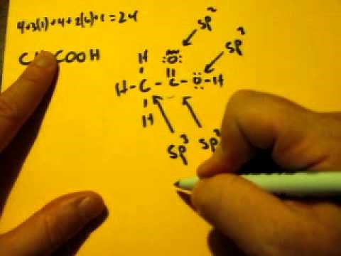 Lewis Dot Structure of CH3COOH (Acetic Acid)