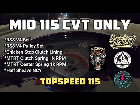 Mio 115 CVT Setup |RS8 |MTRT