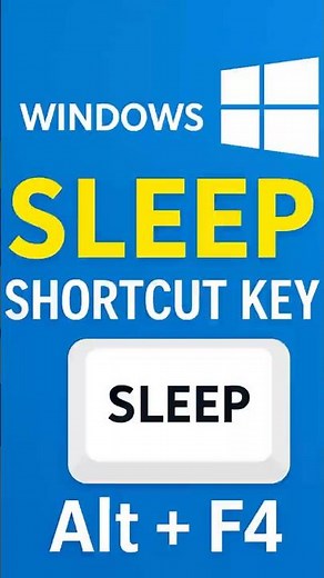 WIndows sleep shortcut key 😮 DP Marvelous Tech #short #shortsfeed #windows