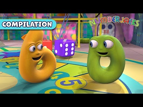 Number Bonds to 5 and 6! | Numberjacks Adding & Subtracting Compilation