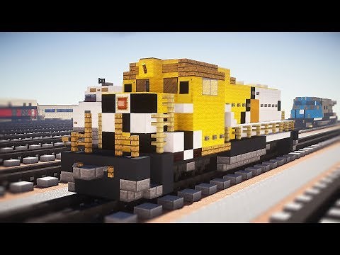 Minecraft GTA V Freight Train Locomotive Tutorial