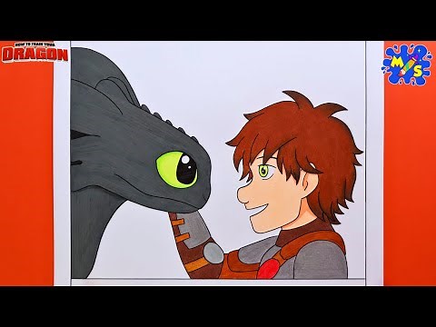 How to Draw Toothless & Hiccup: Easy Step-by-Step Tutorial