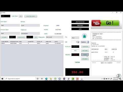 JAVA PROJET : APPLICATION GESTION PHARMACIE