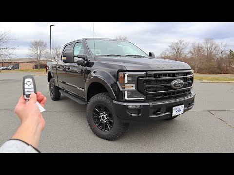 2021 SuperDuty Ford F-250 Lariat Tremor: Start Up, Walkaround, Test Drive and Review