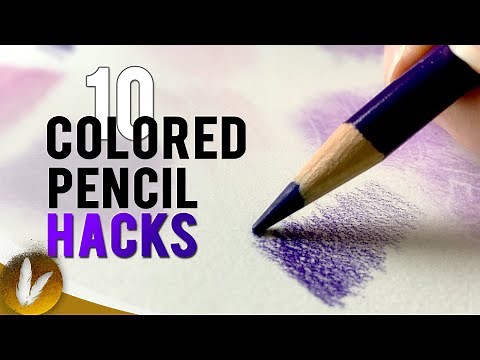 Colored Pencil Drawing Hacks - 10 Tools and Tips