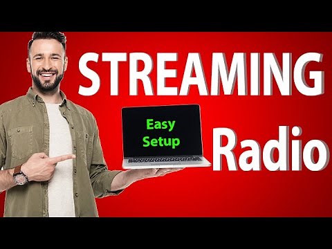 How to set up RADIO STREAMING. Easy FREE Way to Create an Online Radio Station Hosting and Software