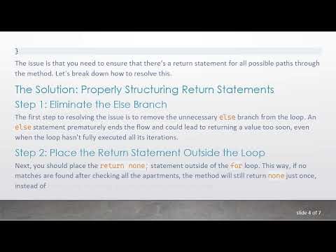 How to Fix the Missing Return Statement Error in Java