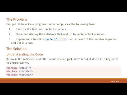 Discovering Perfect Numbers and Their Divisors: A Programming Guide