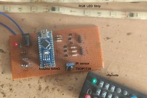 How to build an IR remote-operated RGB LED strip using Arduino