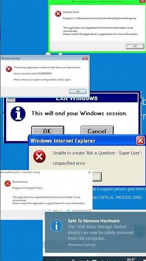 Evolution of Windows Error Sounds (1992-2025) | Windows 3.1 to 11