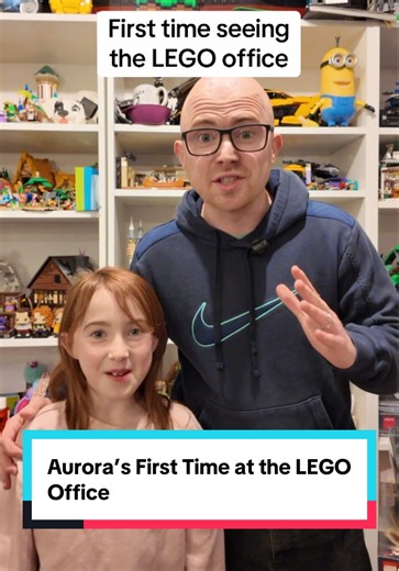 Aurora's First Visit to the LEGO Office Experience