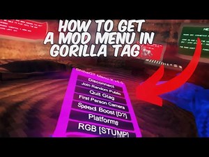 How to get a mod menu in gorilla tag‼️🦍|GORILLA TAG