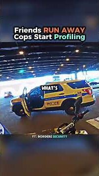 🤯 BIKER Stands His Ground After Friends FLEE Cops C:‪@SliickRick773‬ #biker #cops #shorts