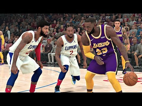 NBA 2K20 Gameplay - Los Angeles Clippers vs Los Angeles Lakers – NBA 2K20 PS4