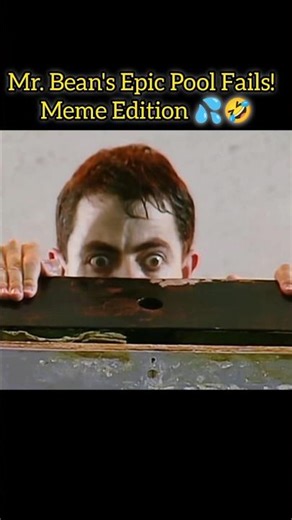 Mr. Bean’s Epic Pool Fails Are Here! #pool #memes #edit #beanmeme #shorts