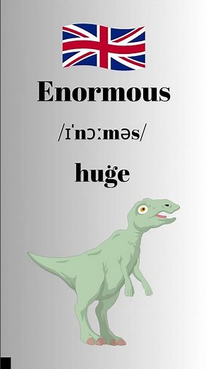 How to Pronounce Enormous in English British Accent #learnenglish #learnenglishtogether
