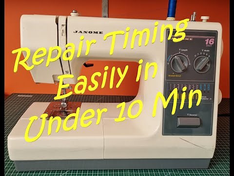 DIY Fix Timing Issues on Your Sewing Machine. Help! My Machine Won't Pick Up Stitches. Quick Repair