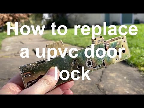 How to change a UPVC French, patio or standard door euro lock barrel, handle and lock gearbox.