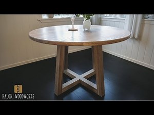 Making a ROUND DINING TABLE!