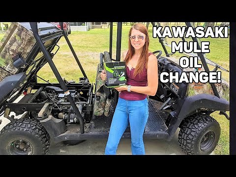 HOW TO - Oil Change on Kawasaki Mule 4010 Trans4x4