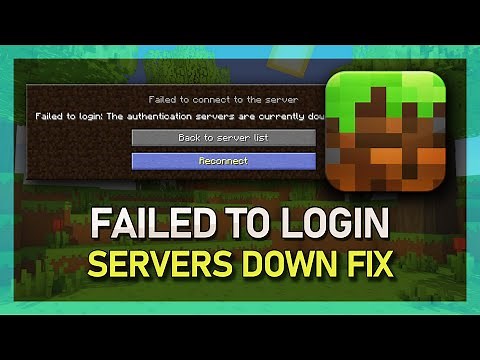 Minecraft - How To Fix Failed To Login: Authentication Servers Are Currently Down