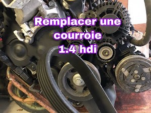 How to replace a 1.4 HDI Peugeot/Citroën belt