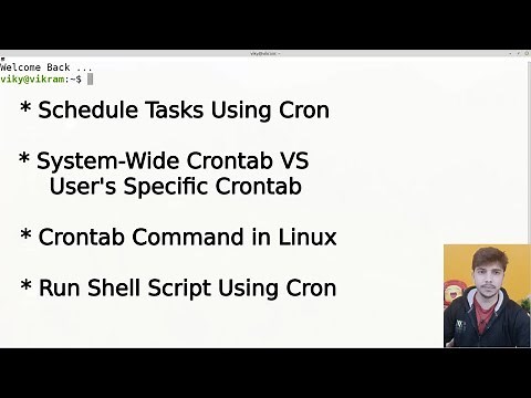 Schedule linux commands using cron | crontab command in linux | run shell script using cron