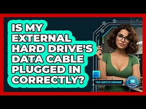 Is My External Hard Drive's Data Cable Plugged In Correctly?