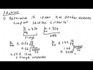 Slender Steel Columns - Code Approach - Steel and Concrete Design