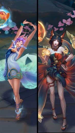 League of Legends on Instagram: "Spirit Blossom Springs Ahri and her After Hours Mythic Variant have settled into PBE."