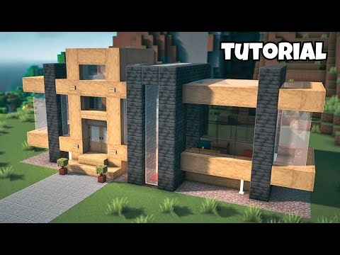 Minecraft: Fancy & Quick Birch & Deepslate House! (Tutorial)🏡01