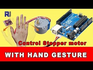 control 28BYJ-48 Stepper motor with hand gesture using Arduino - RJT633