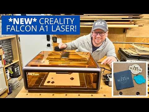 First Look & Full Review – NEW Creality Falcon A1 10 Watt Laser Cutter (2025 Release)