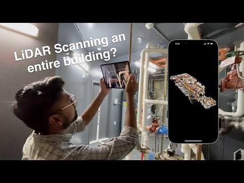 3D scan entire buildings with iPhone LiDAR and SiteScape Multi-Scan